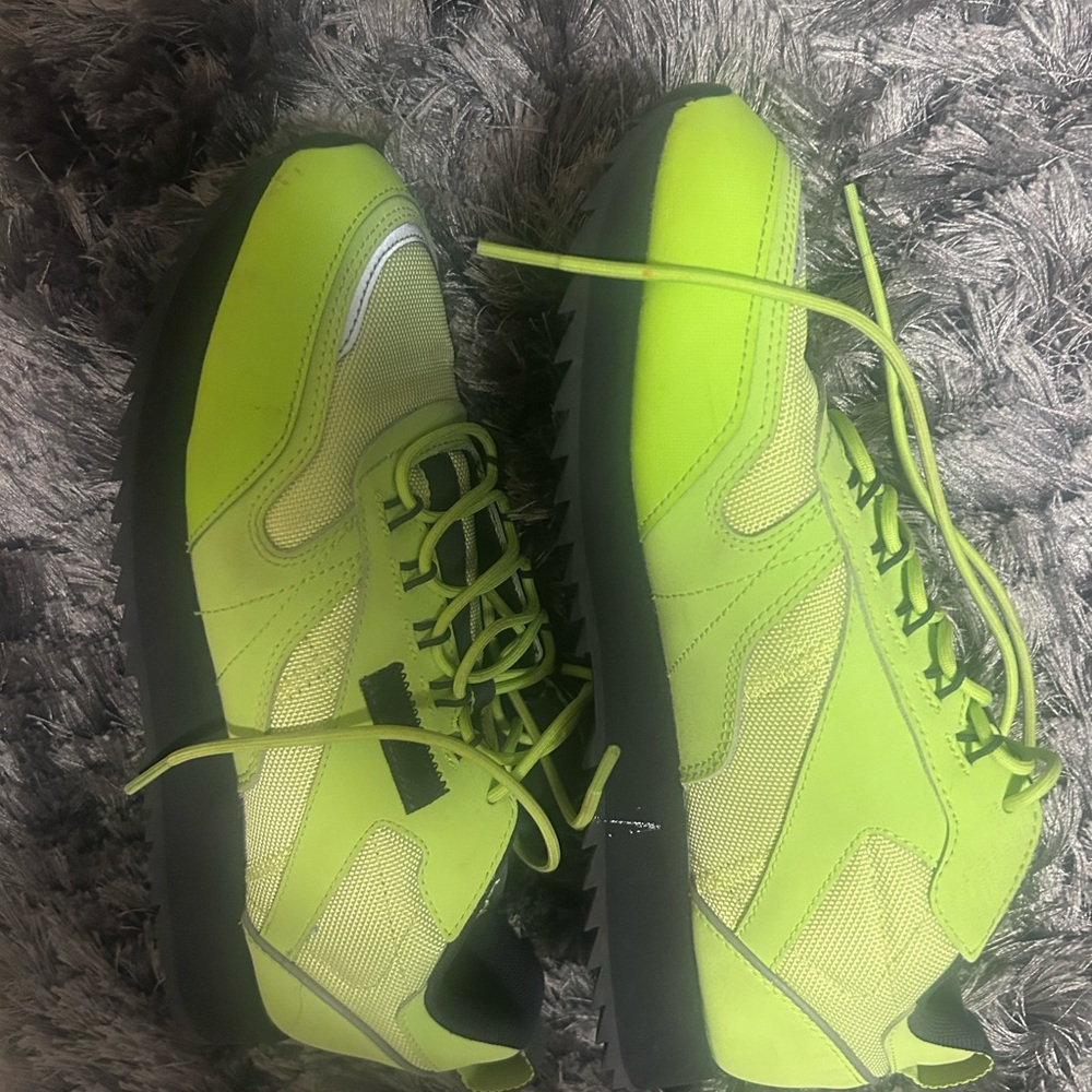 Neon Green Men's Sneakers